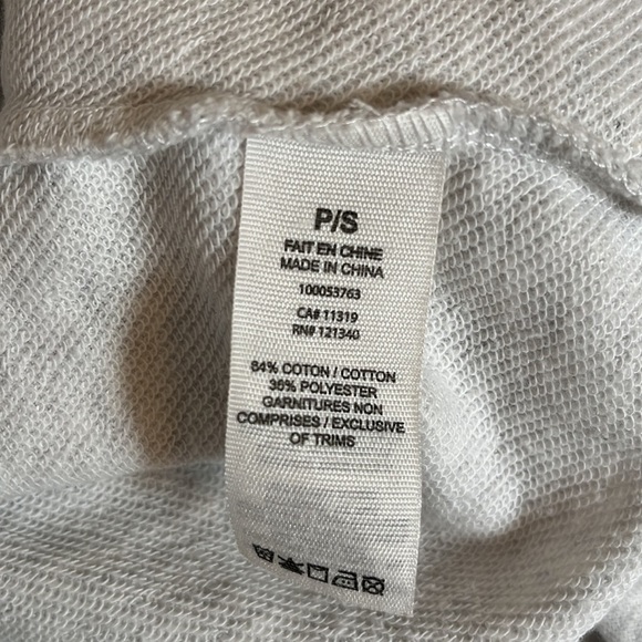 GARAGE Light Gray Cropped Pullover Sweatshirt - Picture 13 of 14